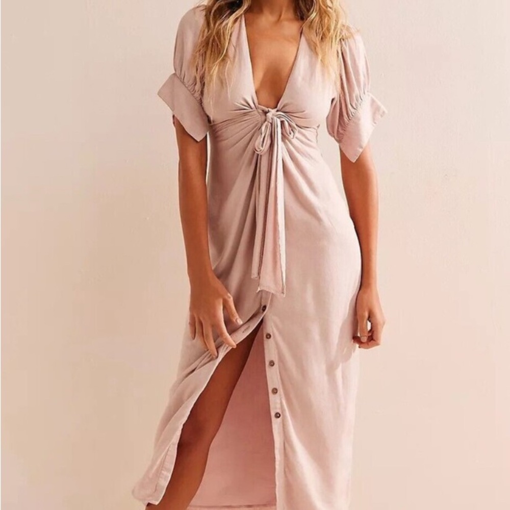 Free People vintage summer midi dress